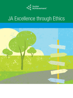 JA Excellence through Ethics cover